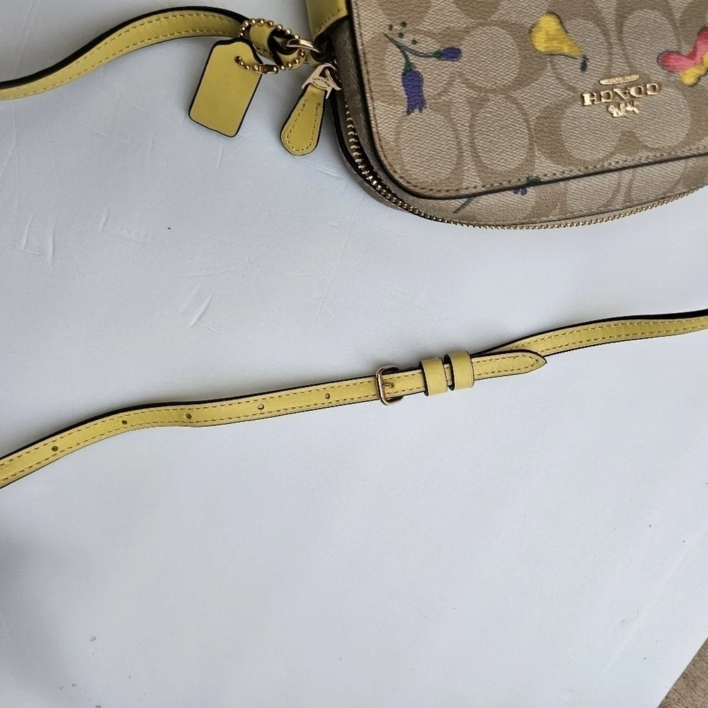 Coach Bag Mini Camera Bag In Signature Canvas With Dreamy Veggie Print